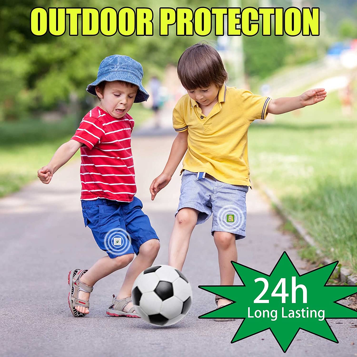 120Pcak Cartoon Mosquito Stickers Patches (60Pack Rick Citronella Patches+ 60Pack The Child Citronel