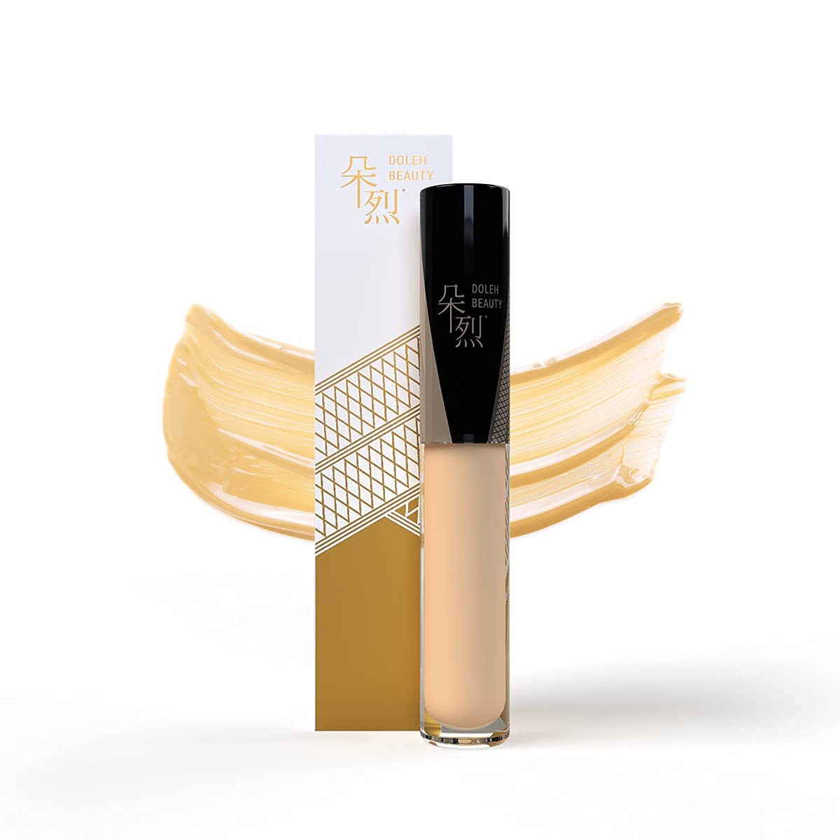 DOLEH BEAUTY Lokah Liquid Concealer, Full-Coverage, Waterproof, Long Lasting, Undereye + Corrector, 