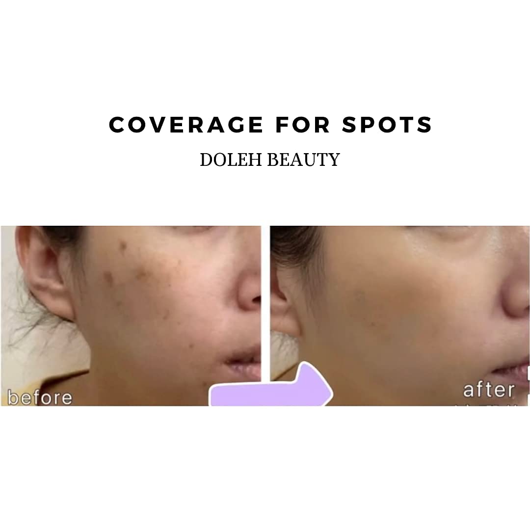 DOLEH BEAUTY Lokah Liquid Concealer, Full-Coverage, Waterproof, Long Lasting, Undereye + Corrector, 