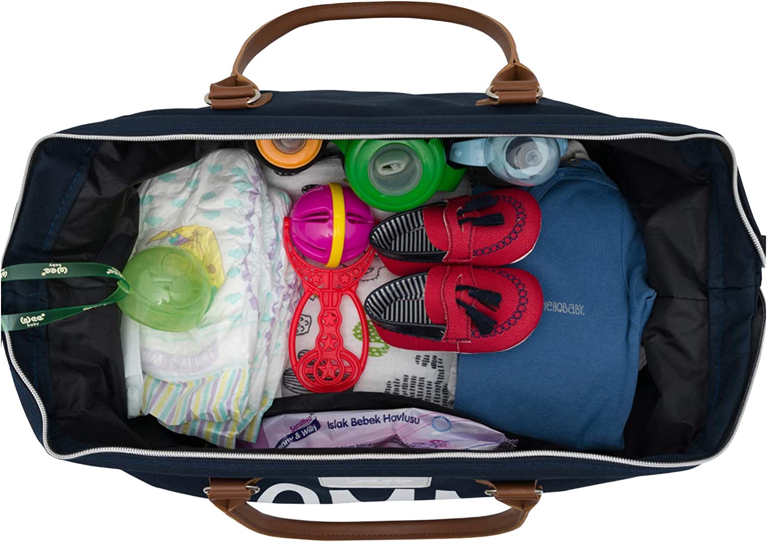 CHQEL Baby Diaper Bag, Mommy Bags for Hospital & Functional Large Baby Diaper Travel Bag for Baby Ca