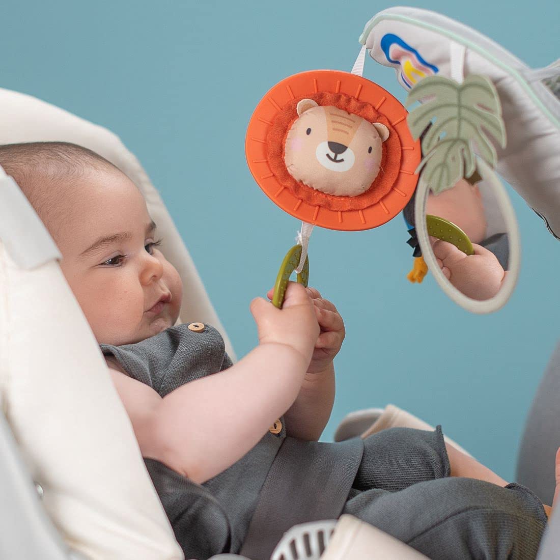 Taf Toys Play & Kick Car Activity Toy for Rear Facing Baby | Baby’s Activity & Entertaining Center