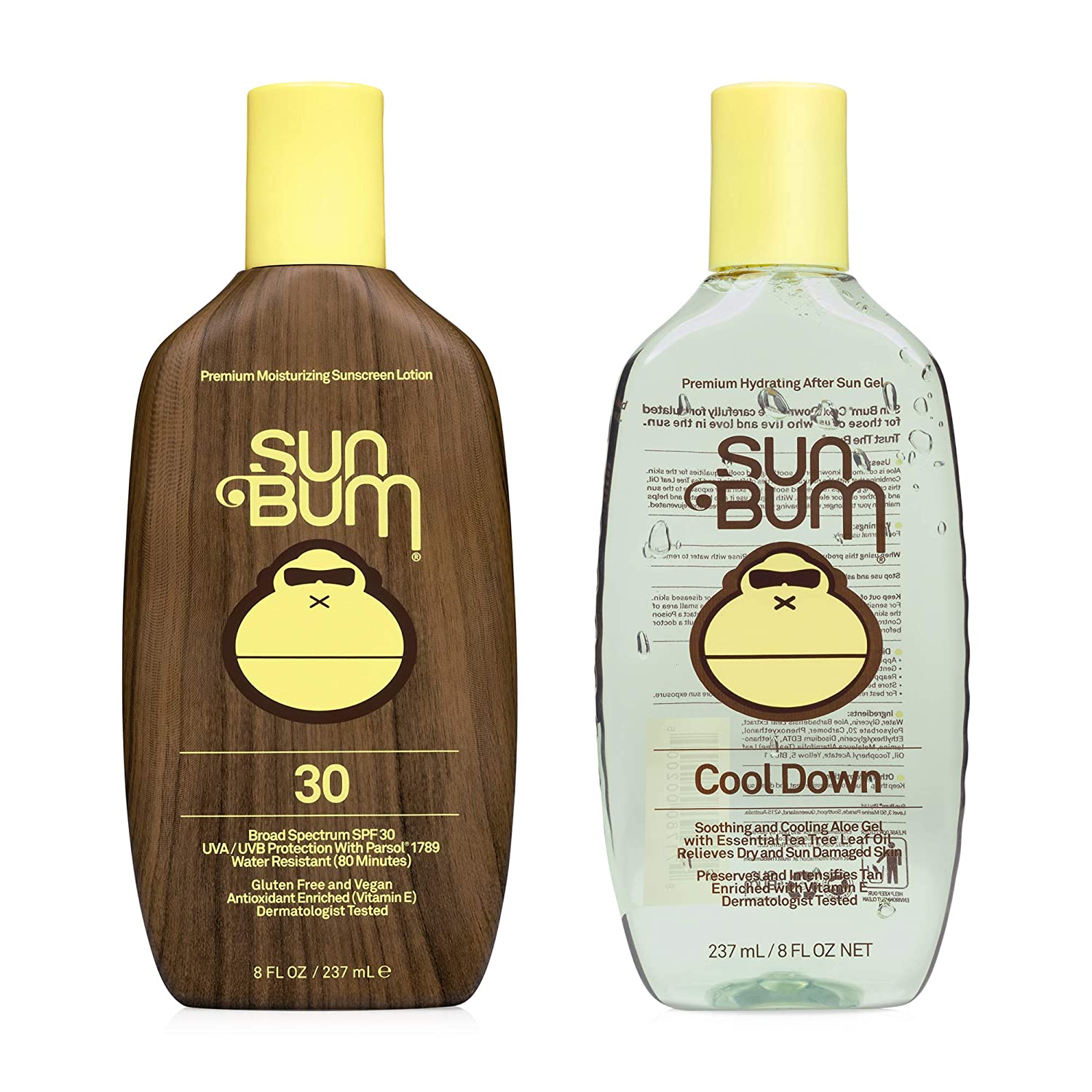Sun Bum Sun Bum Original Spf 30 Sunscreen Lotion and Cool Down Gel Vegan and Reef Friendly (octinoxa