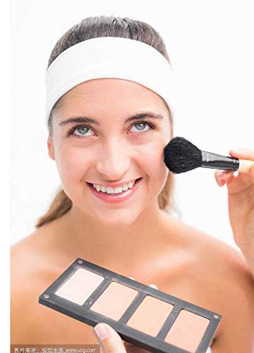 Sinland Spa Headband for Women 3 Counts Adjustable Makeup Hair Band with Magic Tape ,Head Wrap for F