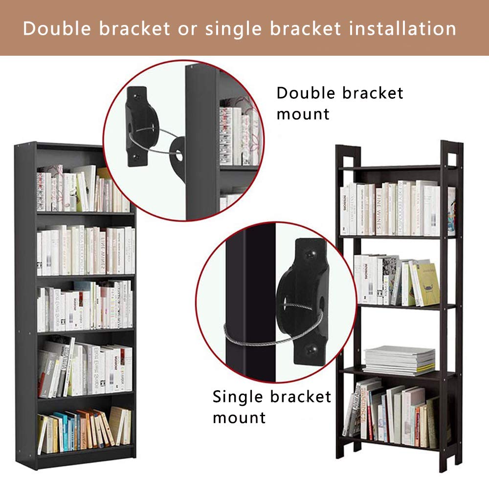 Hvanam Furniture Straps For Baby Proofing And Child Proofing, Metal Furniture Wall Anchors Anti-Tip 