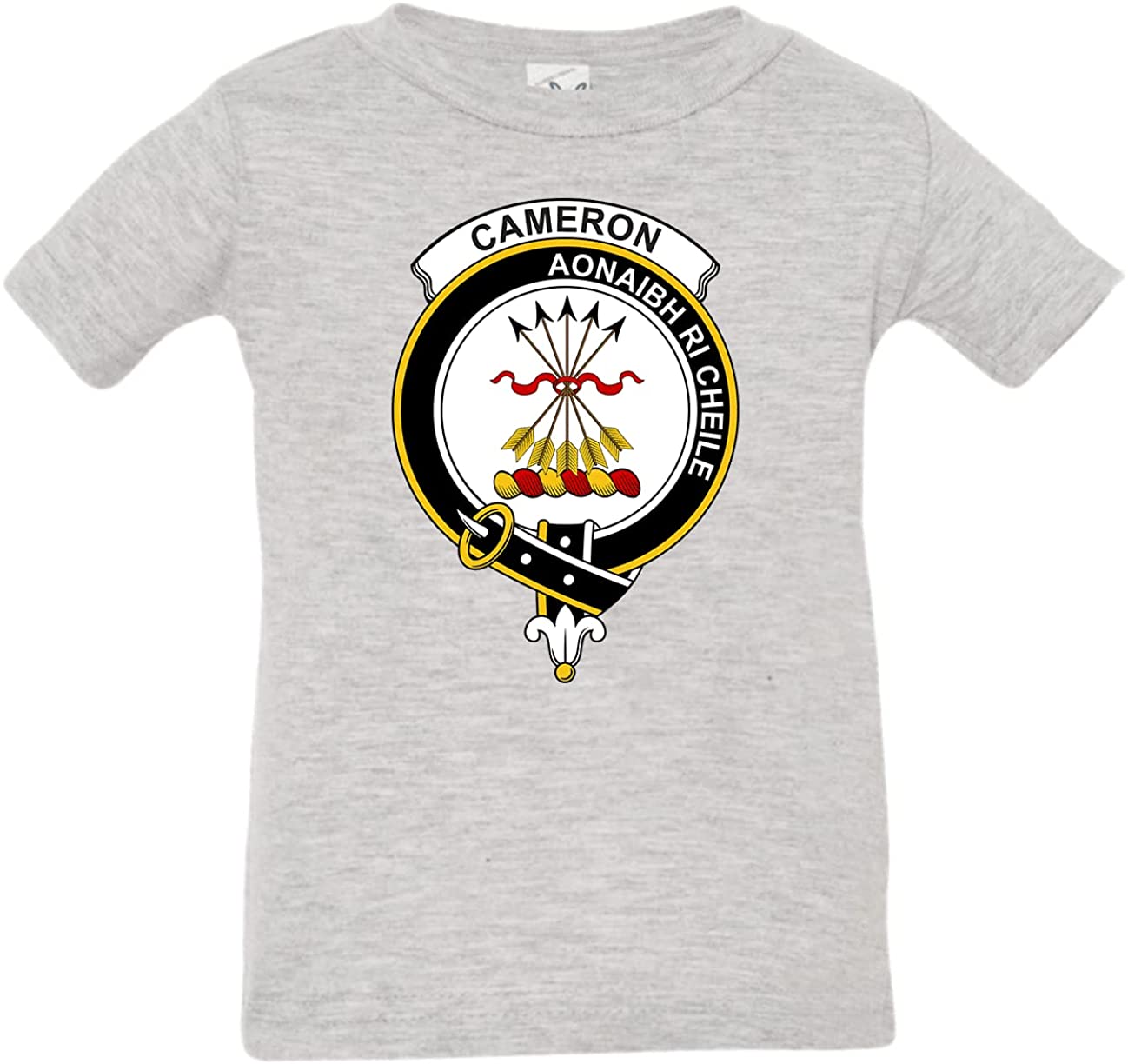 HARD EDGE DESIGN Baby's Scottish Clan Crest Badge Cameron Bodysuit