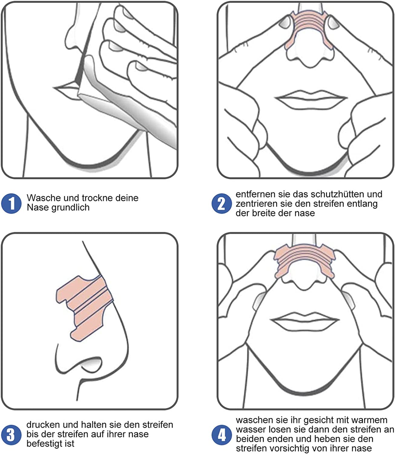NasalBreathingStrips, SnoringNoseStrips NonWovenFabric for Daytime