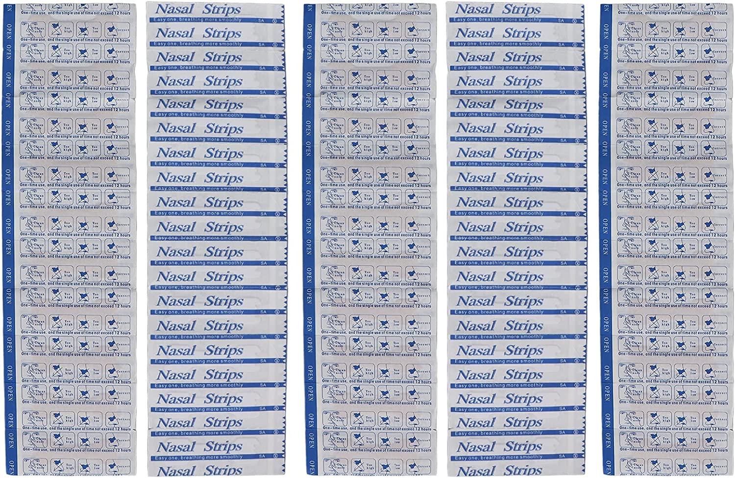 NasalBreathingStrips, SnoringNoseStrips NonWovenFabric for Daytime