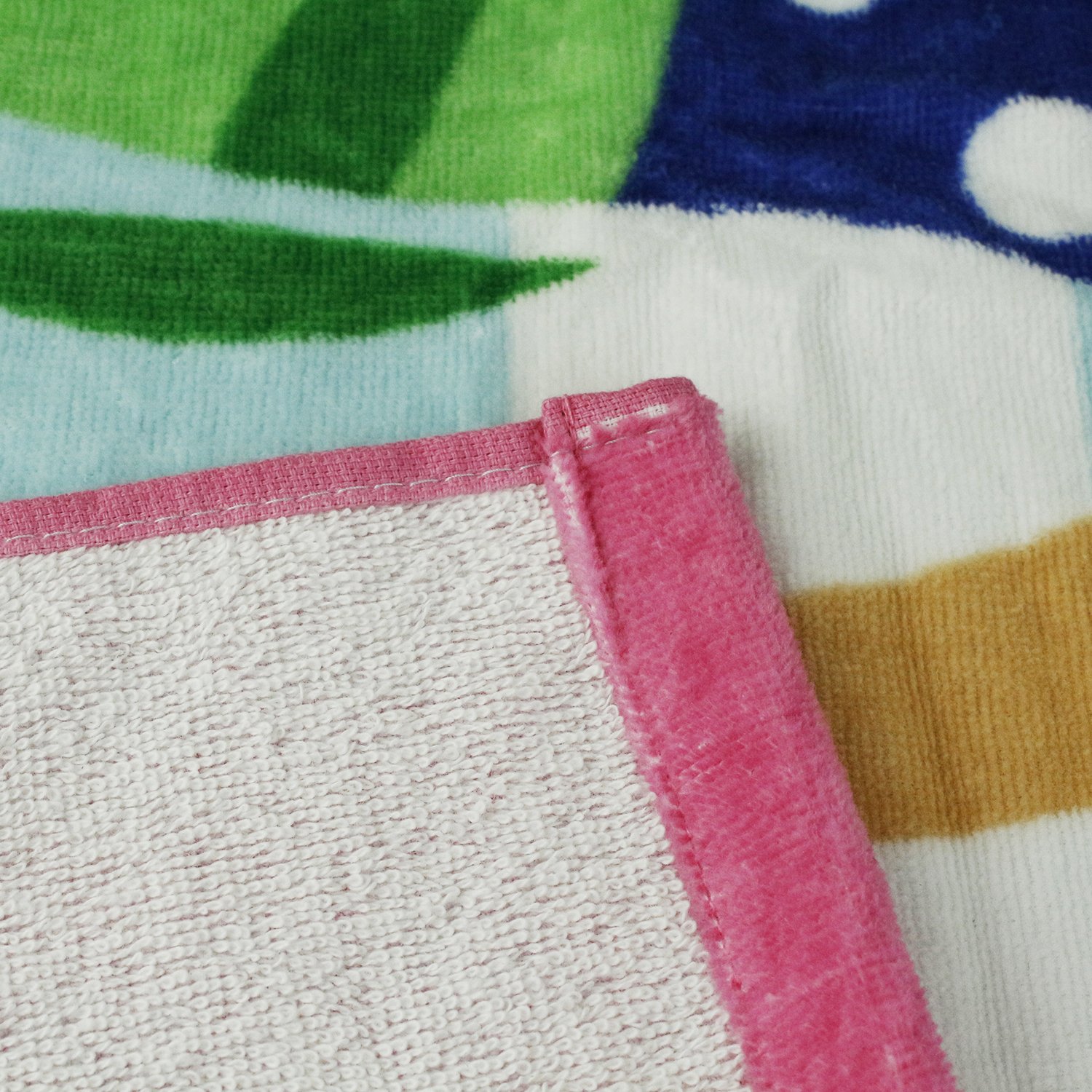 Violet Mist Cotton Kid Hooded Bath Towel Beach Poncho Towel for Girl (Mermaid)