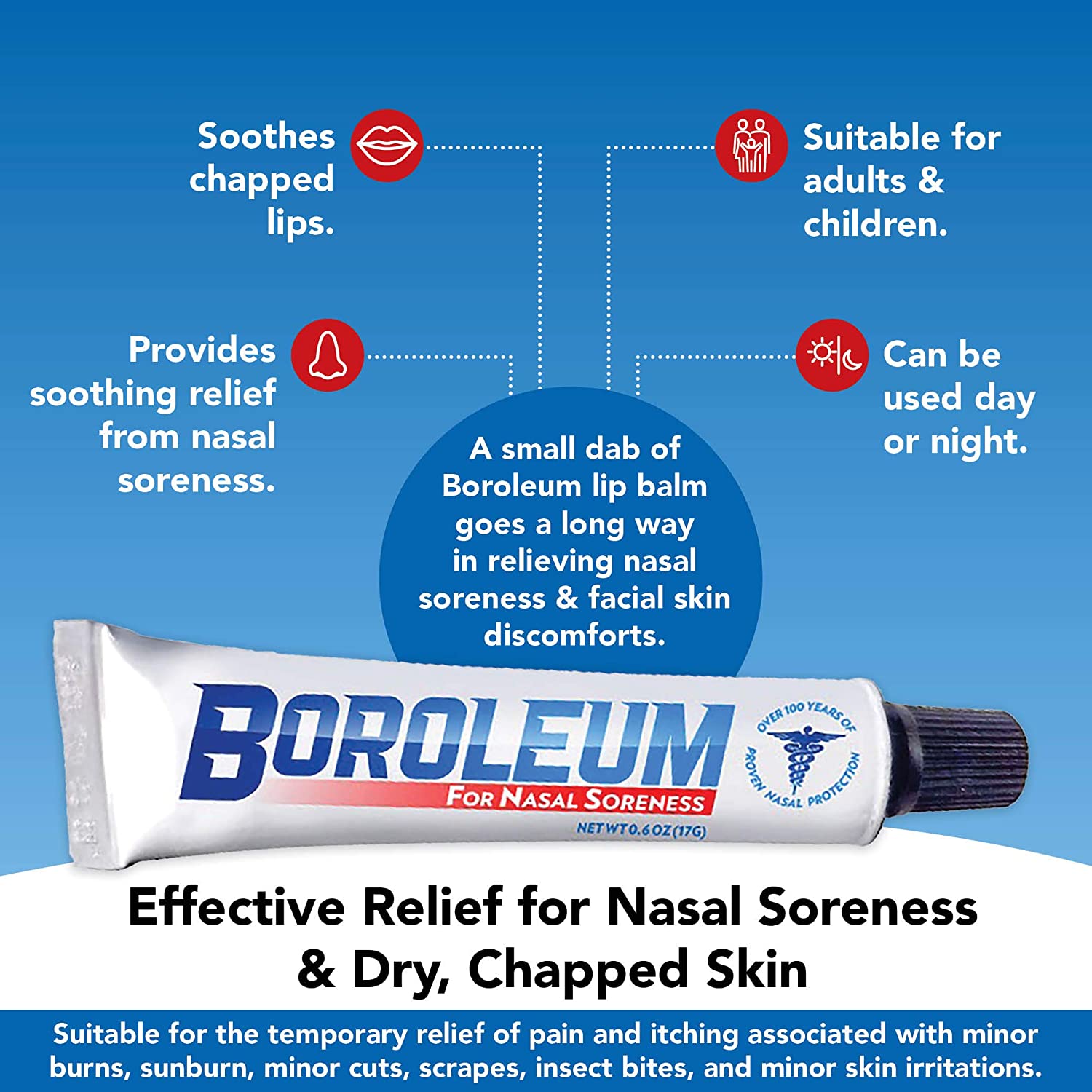 Dry Nose Relief by Boroleum Nasal Soreness & Stuffy Nose Relief