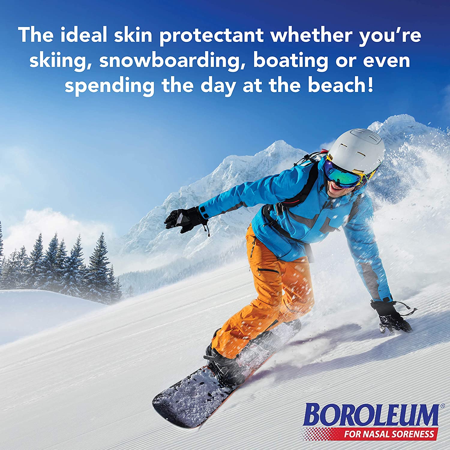 Dry Nose Relief by Boroleum | Nasal Soreness & Stuffy Nose Relief | Medicated Nasal Gel and Nose Moi