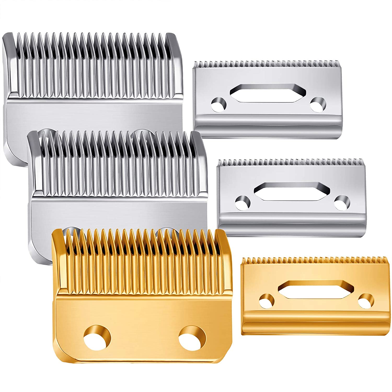 3 Sets Hair Clipper Replacement Blades Adjustable Clipper Blades 2 Hole (1mm - 3mm) Hair Trimmer Rep