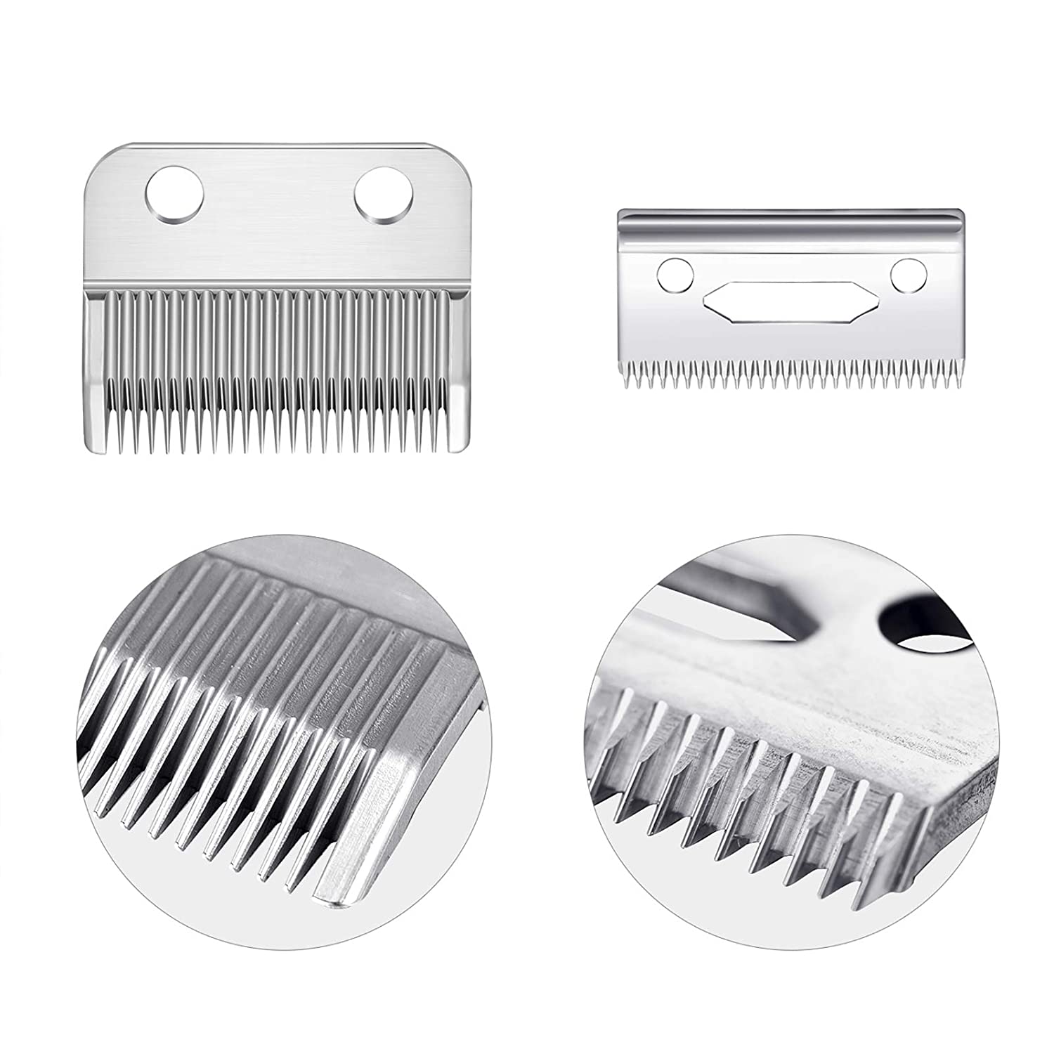 3 Sets Hair Clipper Replacement Blades Adjustable Clipper Blades 2 Hole (1mm - 3mm) Hair Trimmer Rep
