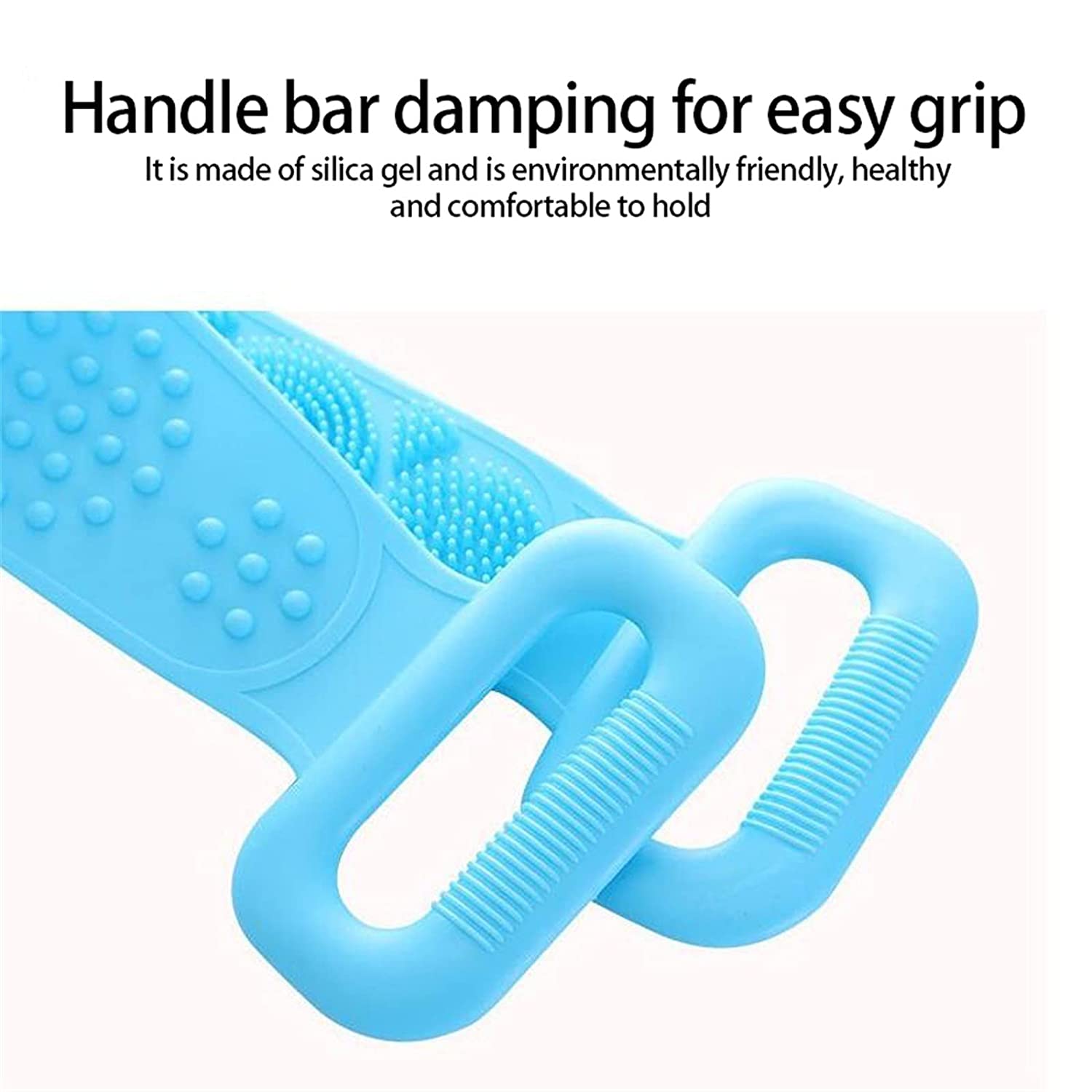 Back Scrubber for Shower Updated Silicone Bath Body Brush Easy to Clean Washer Exfoliating More Hygi