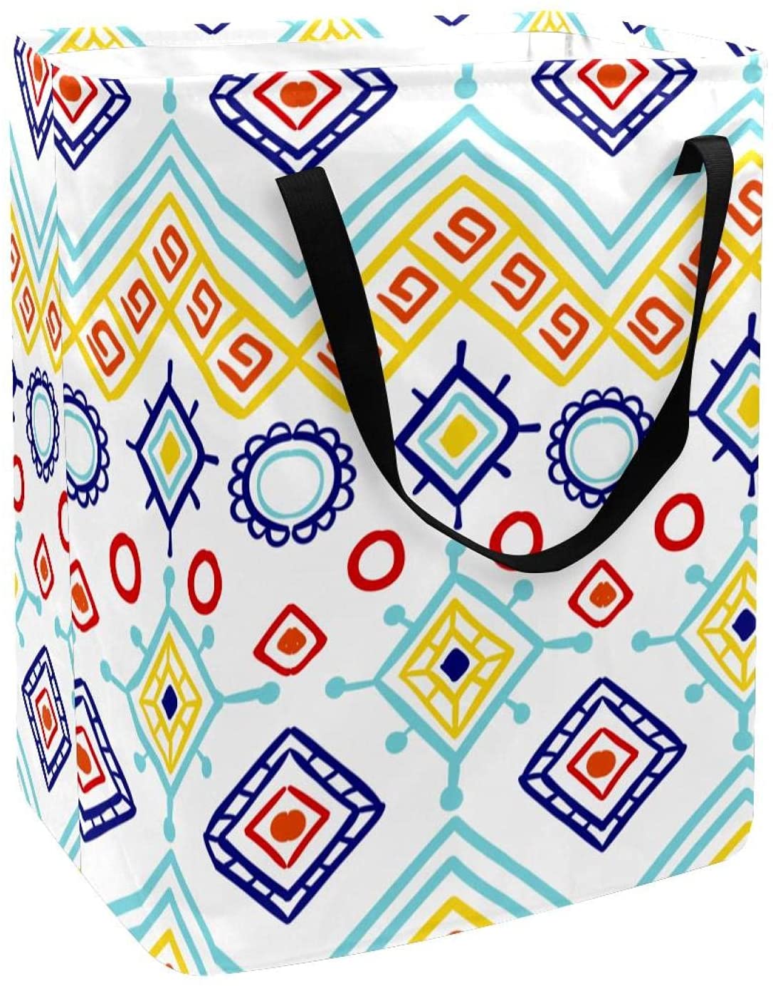 60L Large Laundry Basket with Handle, Foldable Laundry Hamper, Collapsible Laundry Organizer, Storag