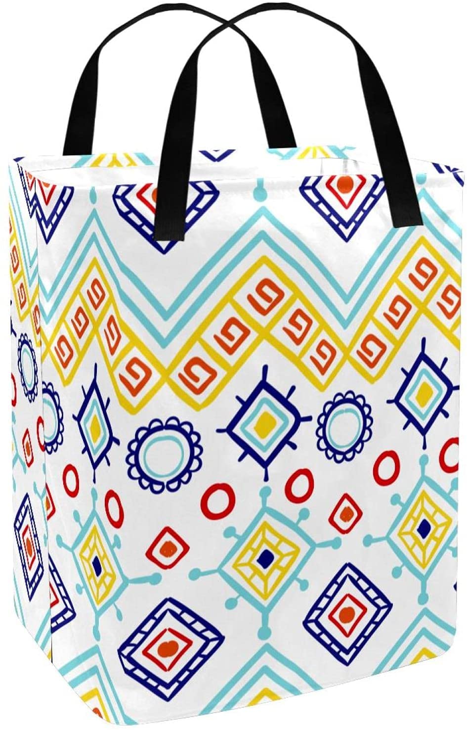 60L Large Laundry Basket with Handle, Foldable Laundry Hamper, Collapsible Laundry Organizer, Storag