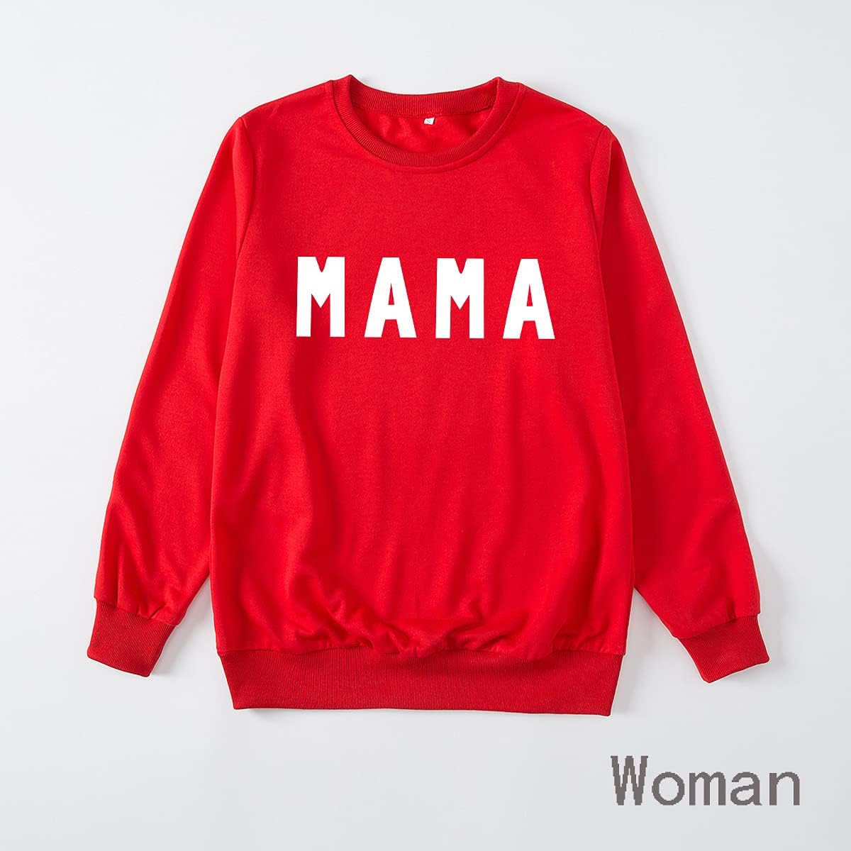 Women Baby Family Matching Sweatshirt Mama Mini Print Matching Sweater Pullover Top Mommy and Me Fal