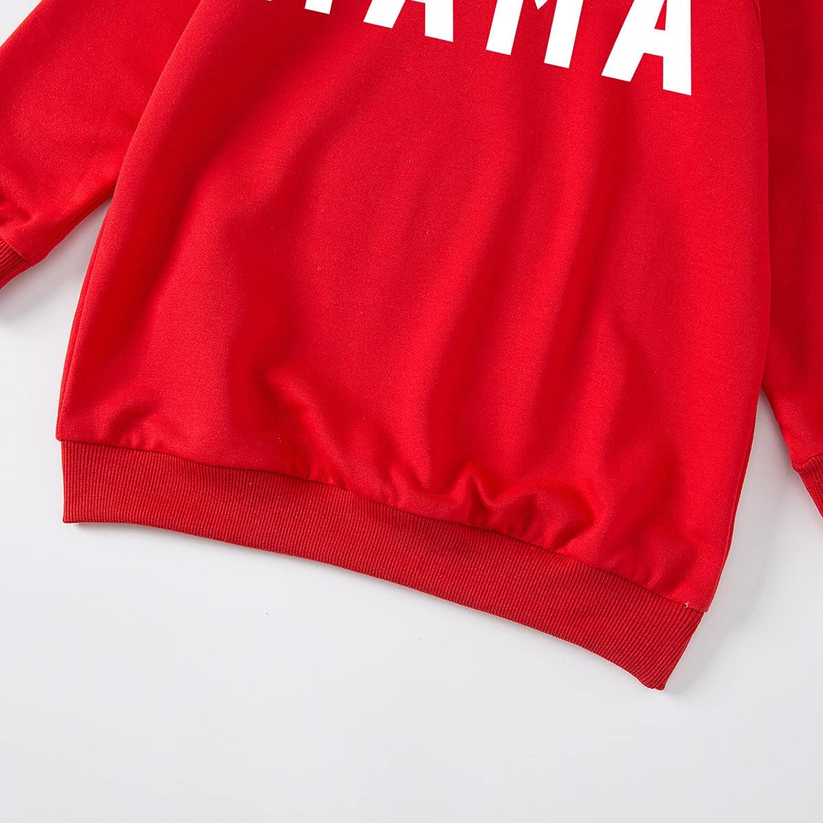 Women Baby Family Matching Sweatshirt Mama Mini Print Matching Sweater Pullover Top Mommy and Me Fal