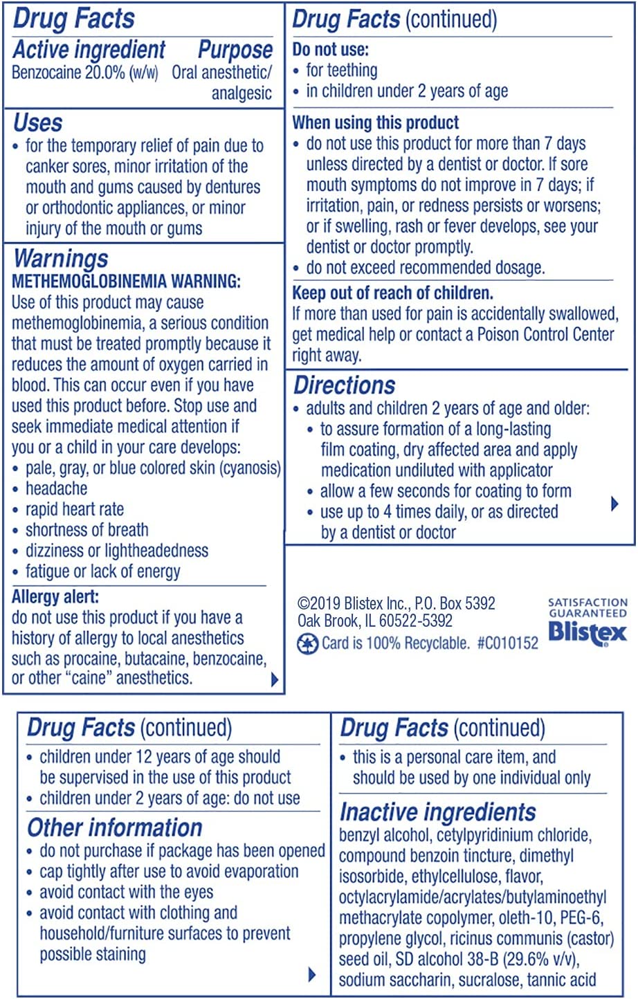 Kank-A Mouth Pain Liquid .33 FL OZ