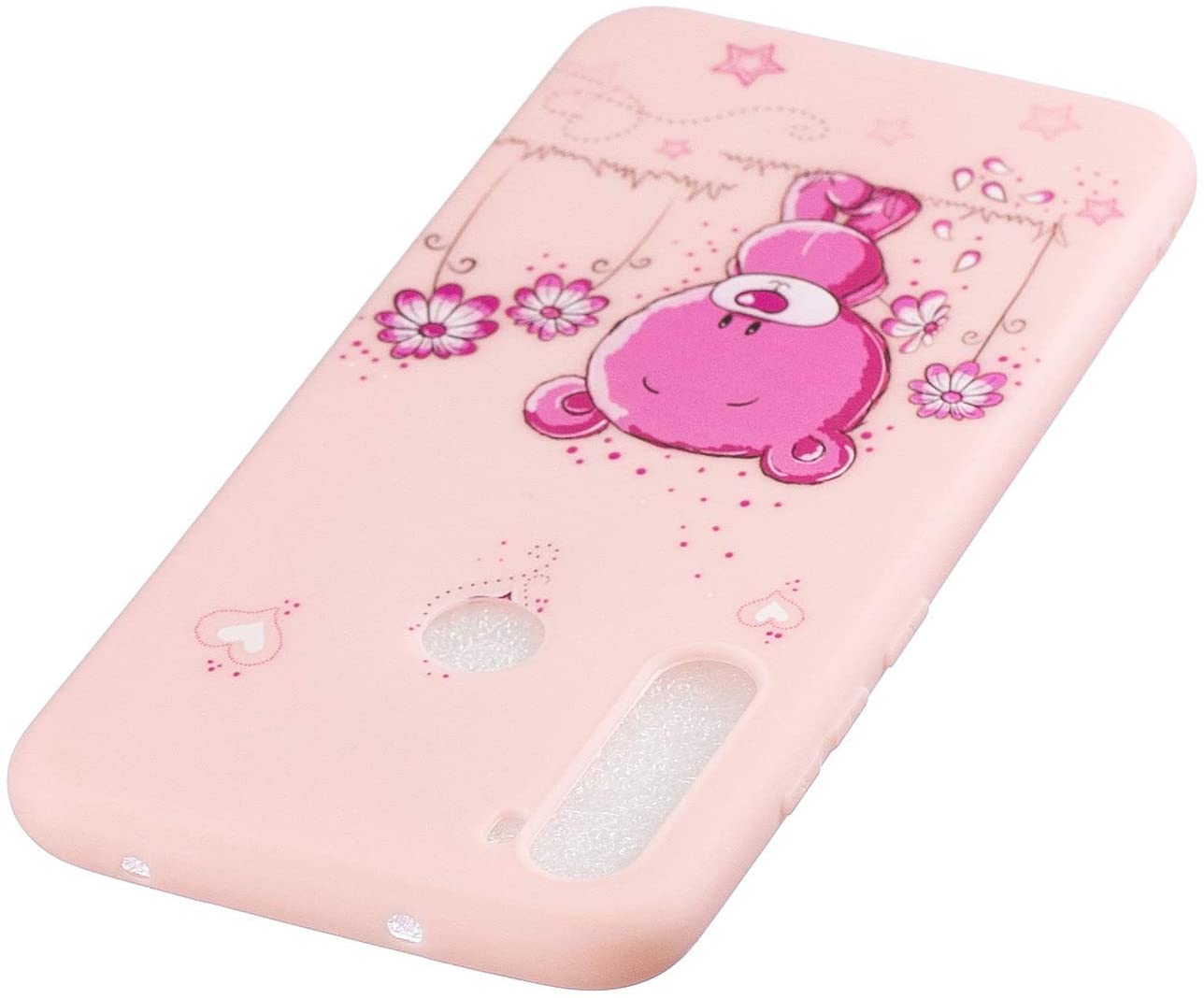TPU Case for Samsung Galaxy A21,Soft Cover for Samsung Galaxy A21,Herzzer Ultra Slim Stylish [Bear F