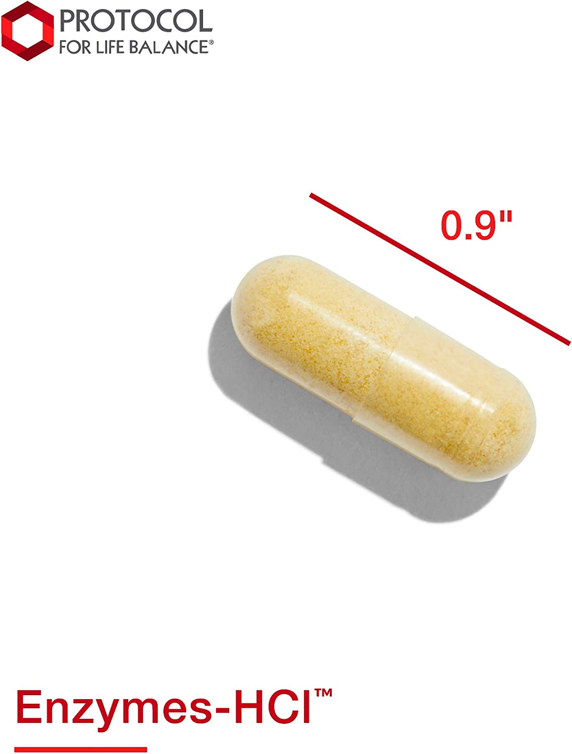 Protocol Enzymes-HCl - Betaine HCl and Digestive Enzymes with Bromelain - 120 Caps