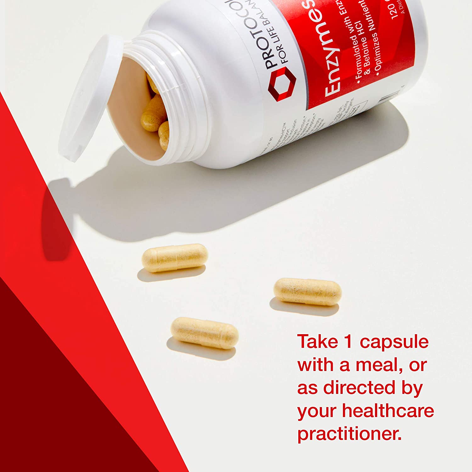 Protocol EnzymesHCl Betaine HCl and Digestive Enzymes with Bromelain