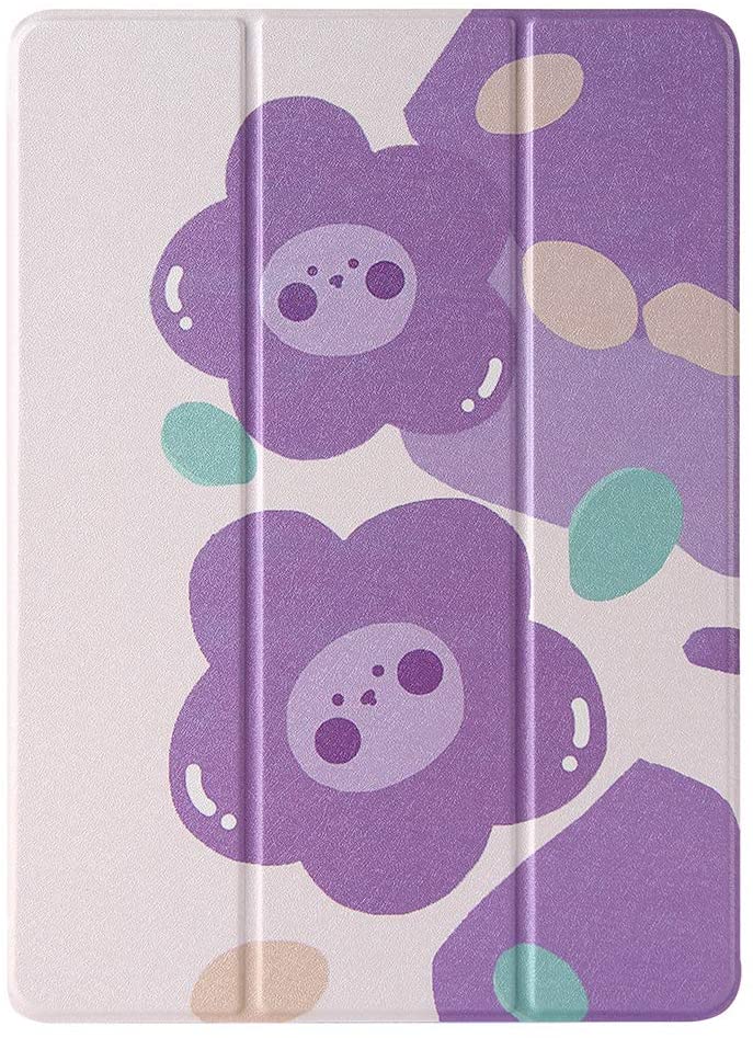 Herzzer Three Fold Leather Case for iPad Pro 11 inch 2018/2020,Slim Multi-Angle View Folio Stand Pre