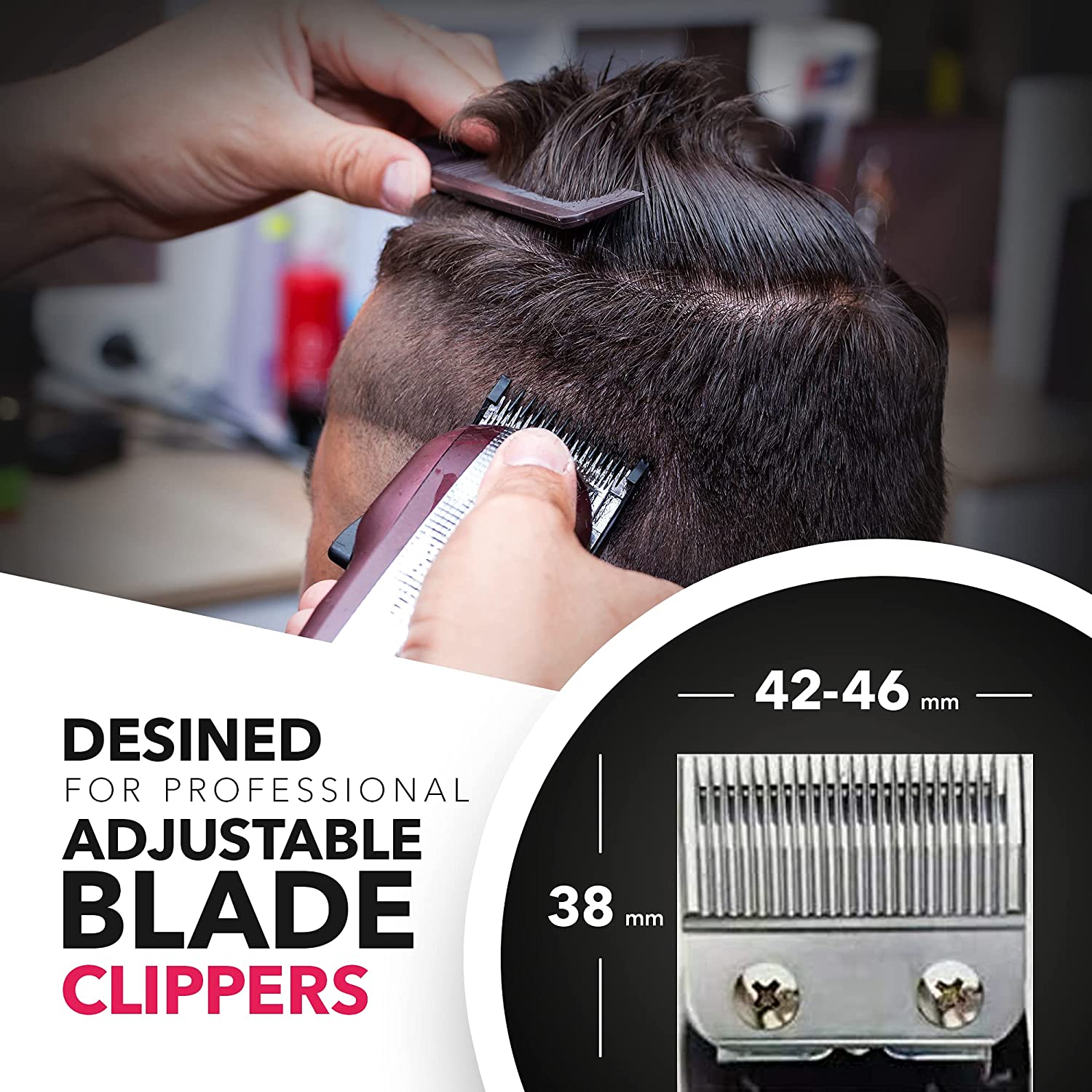 OVLUX Clipper Guards - 12 sets Professional Hair Clipper Combs, Guard Set Attachment Combs, Premium 