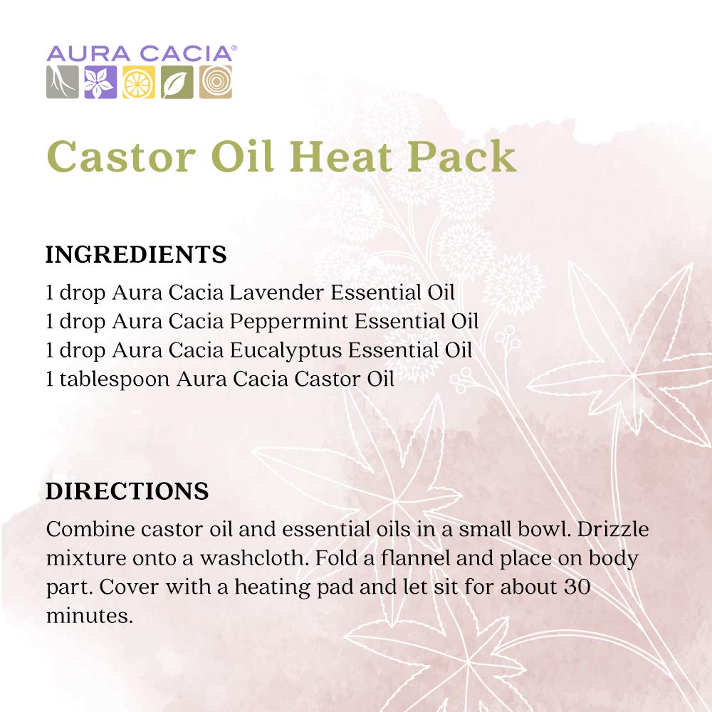 Aura Cacia Organic Castor Skin Care Oil | GC/MS Tested for Purity | 473ml (16 fl. oz.)