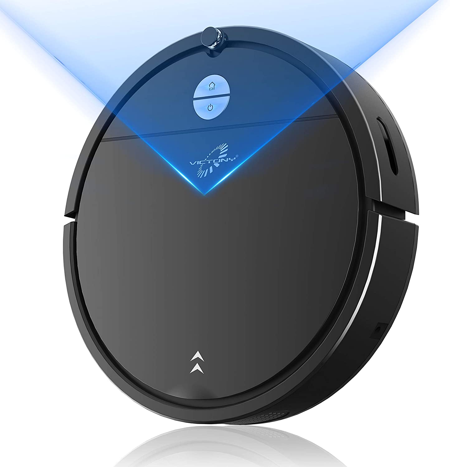Robotic Vacuum Cleaner, VICTONY 2 in 1 Mopping Robot Vacuum Cleaner, Super-Thin, Ideal for Hard Floo
