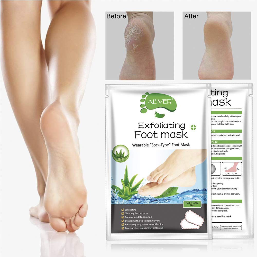 Foot Peel Mask 3 Pack, Baby foot Mask Remove Dead and Dry Skin Callus & Get Smooth Baby Feet Moistur