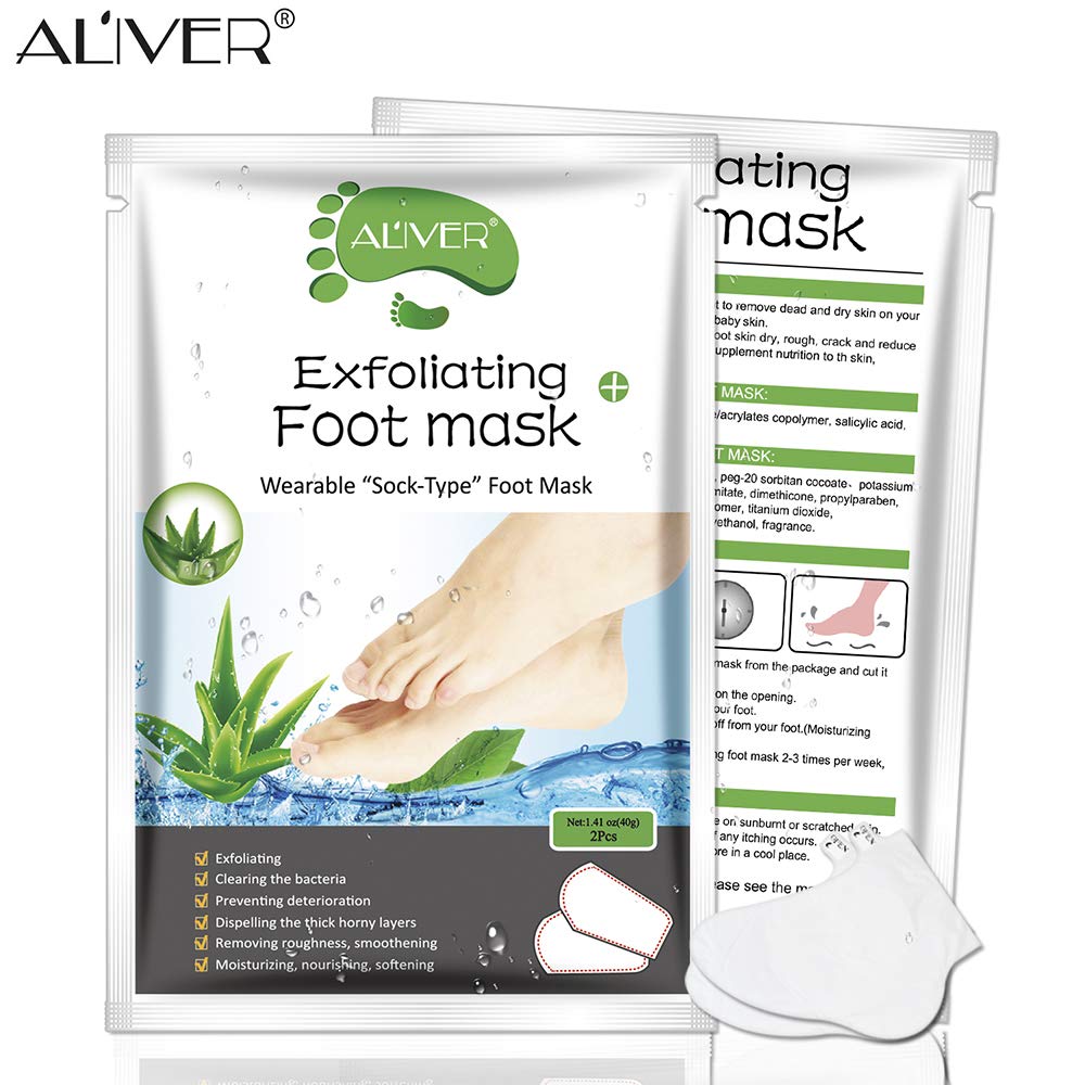 Foot Peel Mask 3 Pack, Baby foot Mask Remove Dead and Dry Skin Callus & Get Smooth Baby Feet Moistur