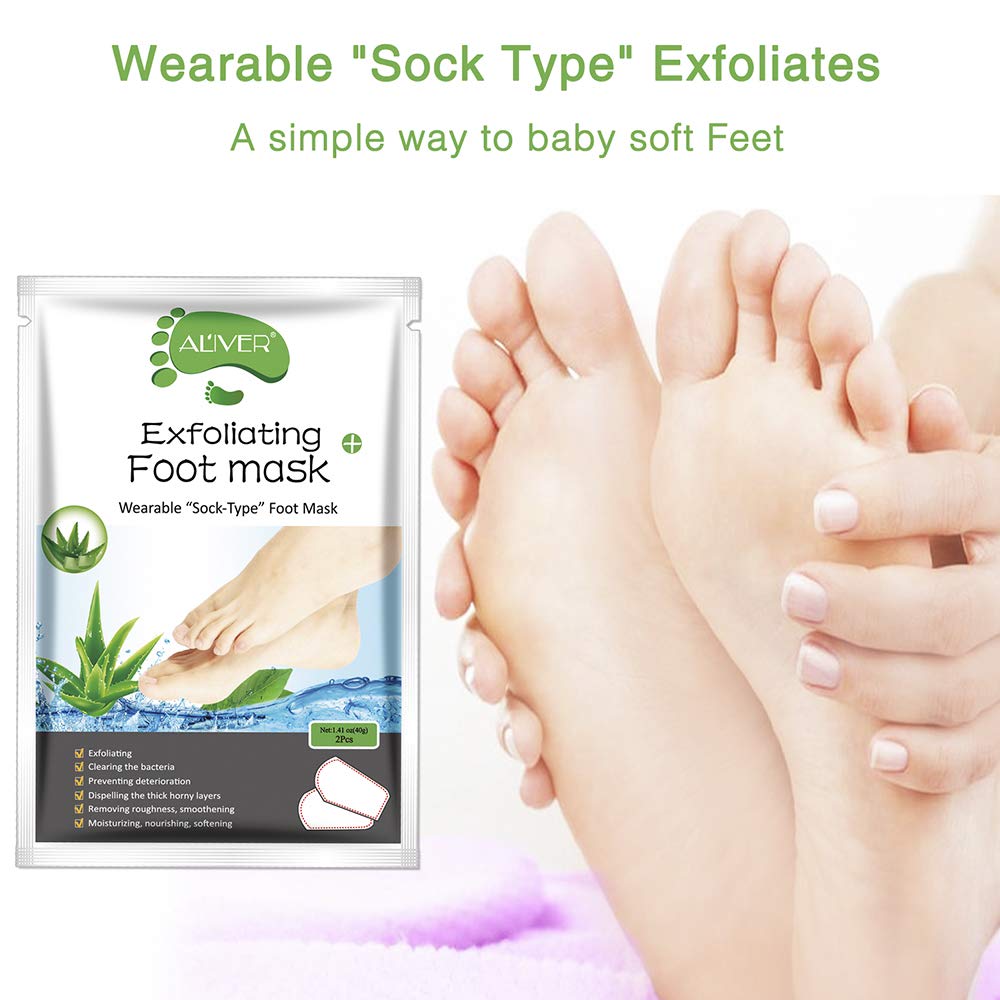 Foot Peel Mask 3 Pack, Baby foot Mask Remove Dead and Dry Skin Callus & Get Smooth Baby Feet Moistur