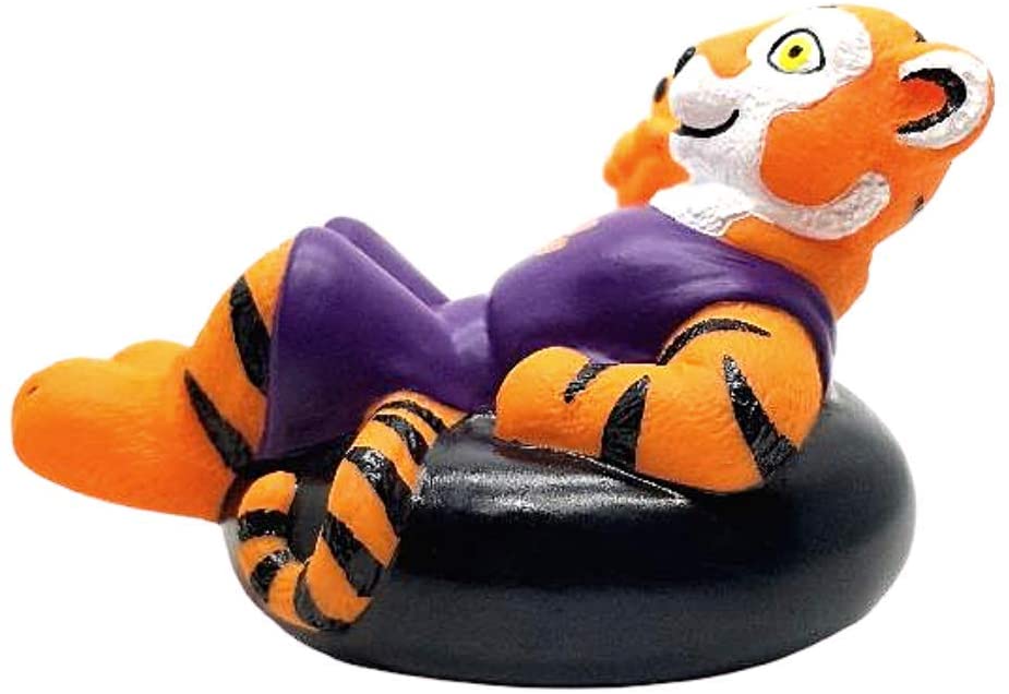 Rubber Tubbers Clemson University - Premium Bath Toy Collectible Sports Memorabilia - First Ever Col