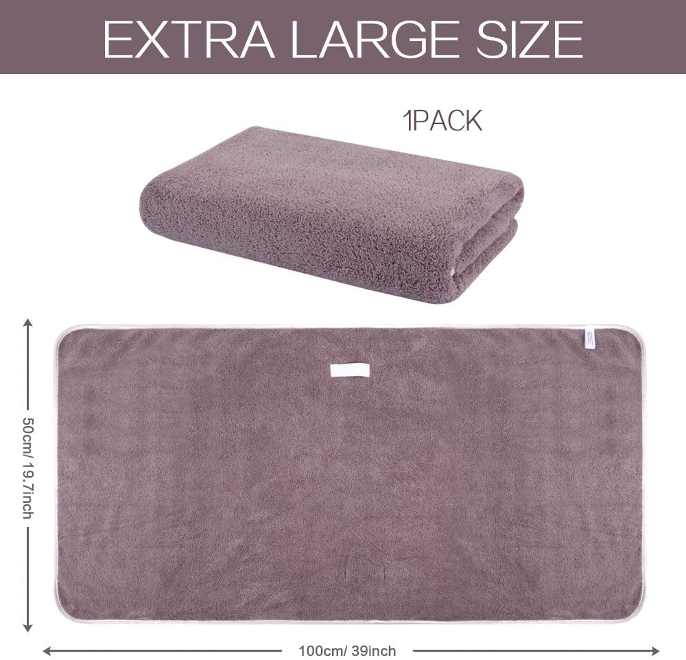 Sunland Hair Towel Wrap for Women Microfiber Hair Drying Towels, Super Absorbent Quick Dry Magic Hai