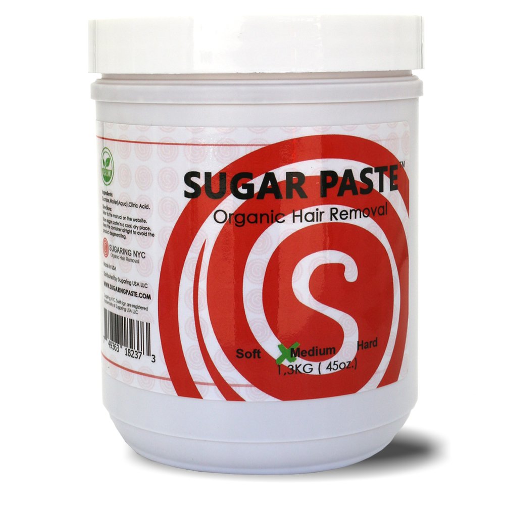 Sugaring Paste for Bikini, Brazilian, Legs Sugaring Organic Paste + Anti-Ingrown Solution, Set of Su