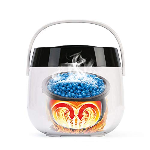AUKE Wax Warmer, Electric Wax Warmer for Hair Removal High-end Digital Wax Heater Kit with 4 Bags Wa