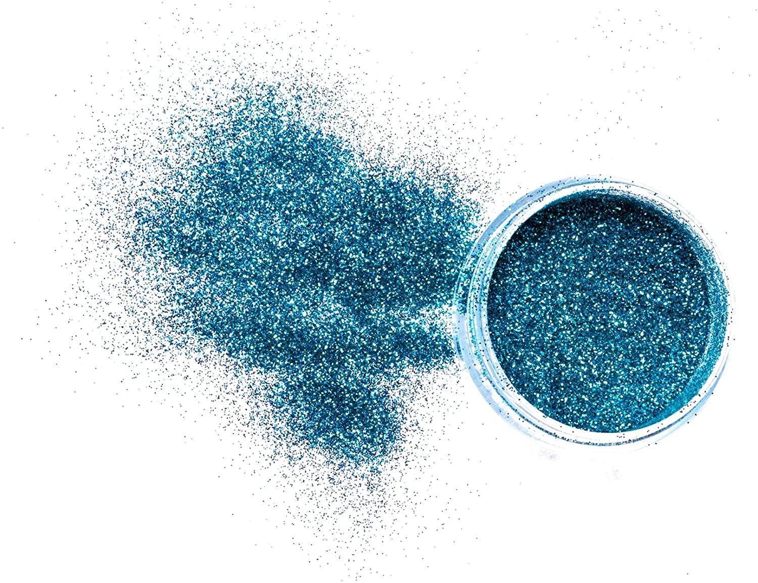 Slice of the Moon | Jasper Blue Glitter Powder, 0.35oz (10g) | for Professional or Personal Use - Na