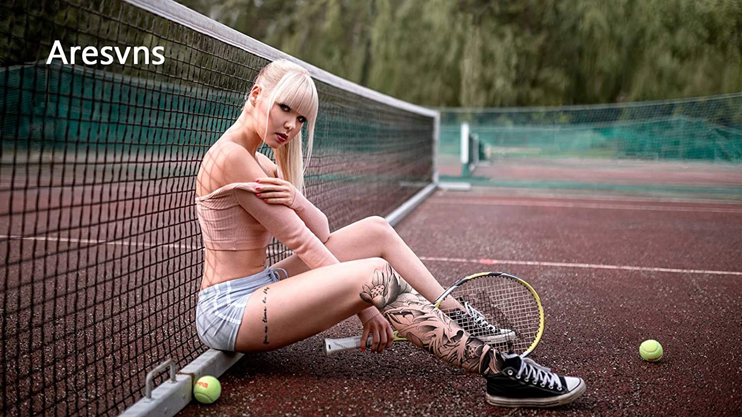 Aresvns Temporary Tattoos for Men and Women 18sheets, Waterproof sleeve tattoos and half arm tattoos