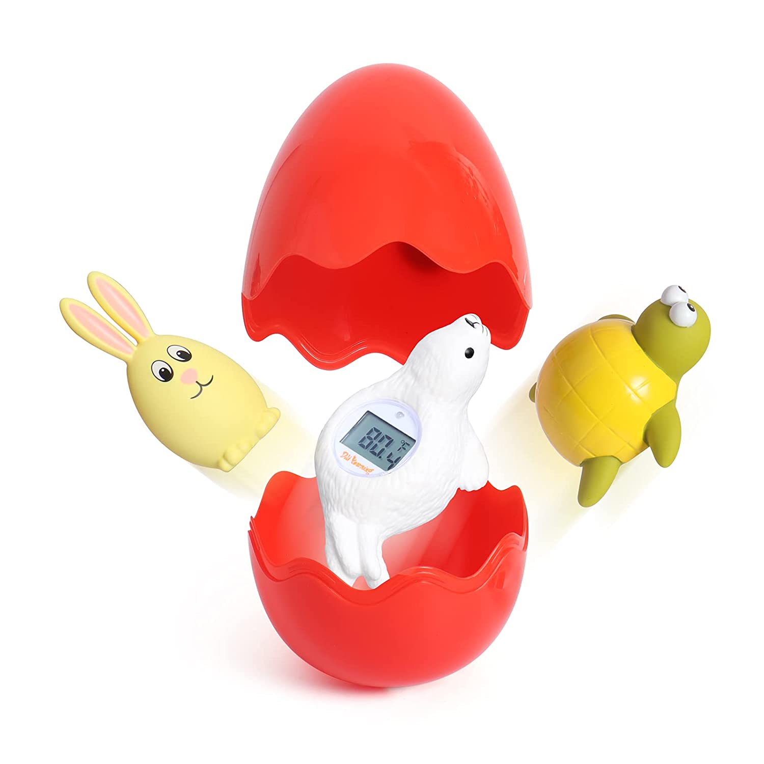 Doli Yearning Baby Bath Thermometers Seal Shape Baby Bath Toys Baby Gifts| Squirting Squeaking Bath 