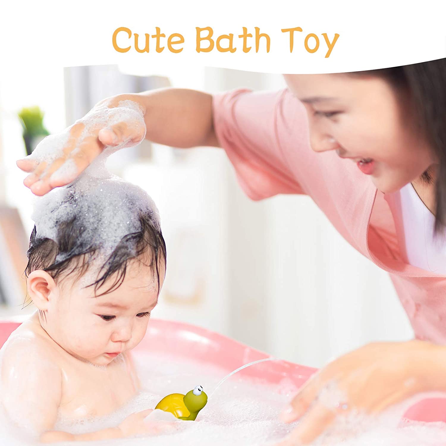 Doli Yearning Baby Bath Thermometers Seal Shape Baby Bath Toys Baby Gifts| Squirting Squeaking Bath 