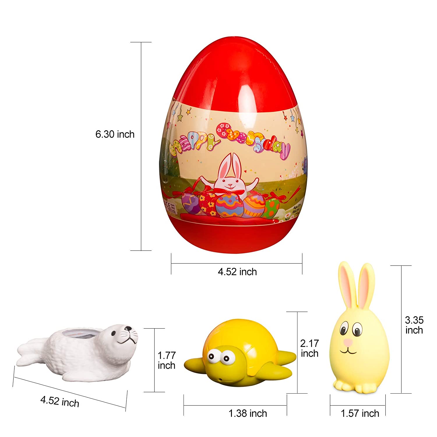 Doli Yearning Baby Bath Thermometers Seal Shape Baby Bath Toys Baby Gifts| Squirting Squeaking Bath 