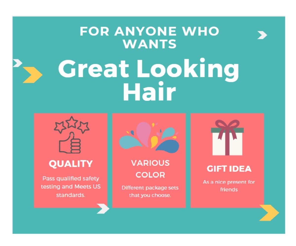 Dofash 12Pcs 7CM/2.75IN Epoxy Snap Hair Clips Large Black Hair Barrettes Big Hair Grips Hair Accesso