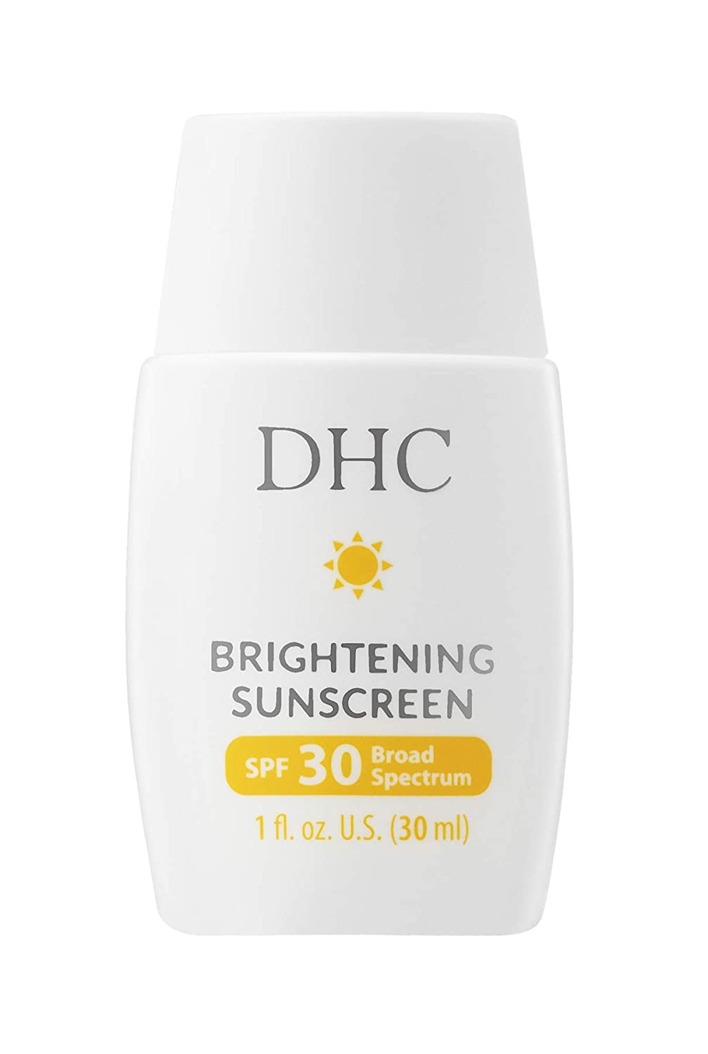 DHC Brightening Sunscreen SPF 30 Broad Spectrum, Mineral-Based, Brightening, Premature aging, Fragra