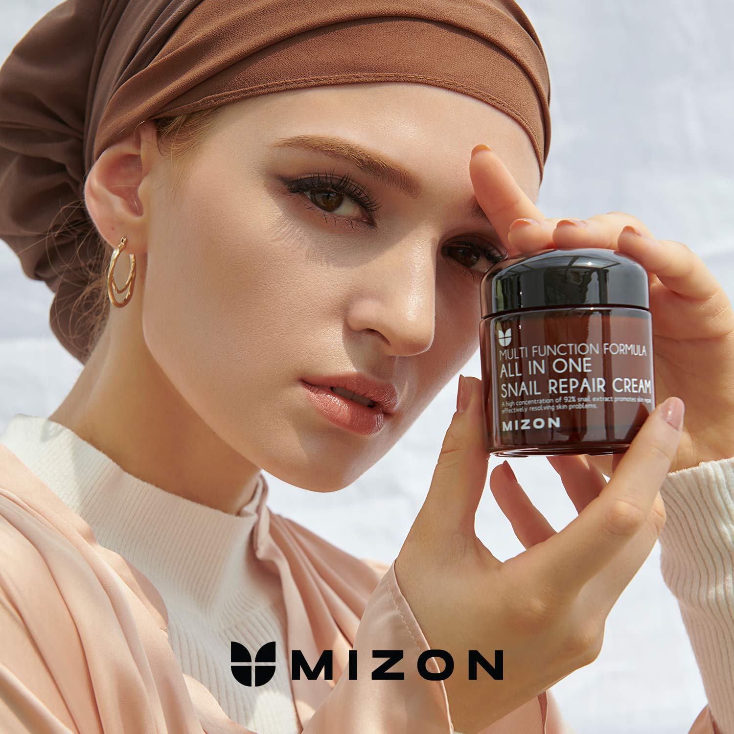 MIZON All-in-1 Snail Repair Cream and Black Snail All-in-1 Cream Korean Skincare Set