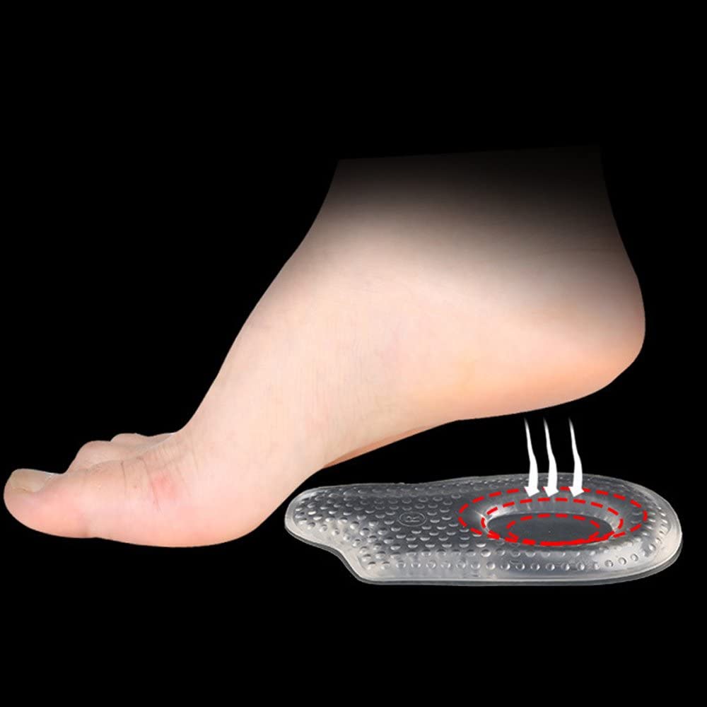 1Pair Foot Care Silicone Heel Cups Silicone Heel Pads for Bone Spurs Pain Relief Protectors of Your 