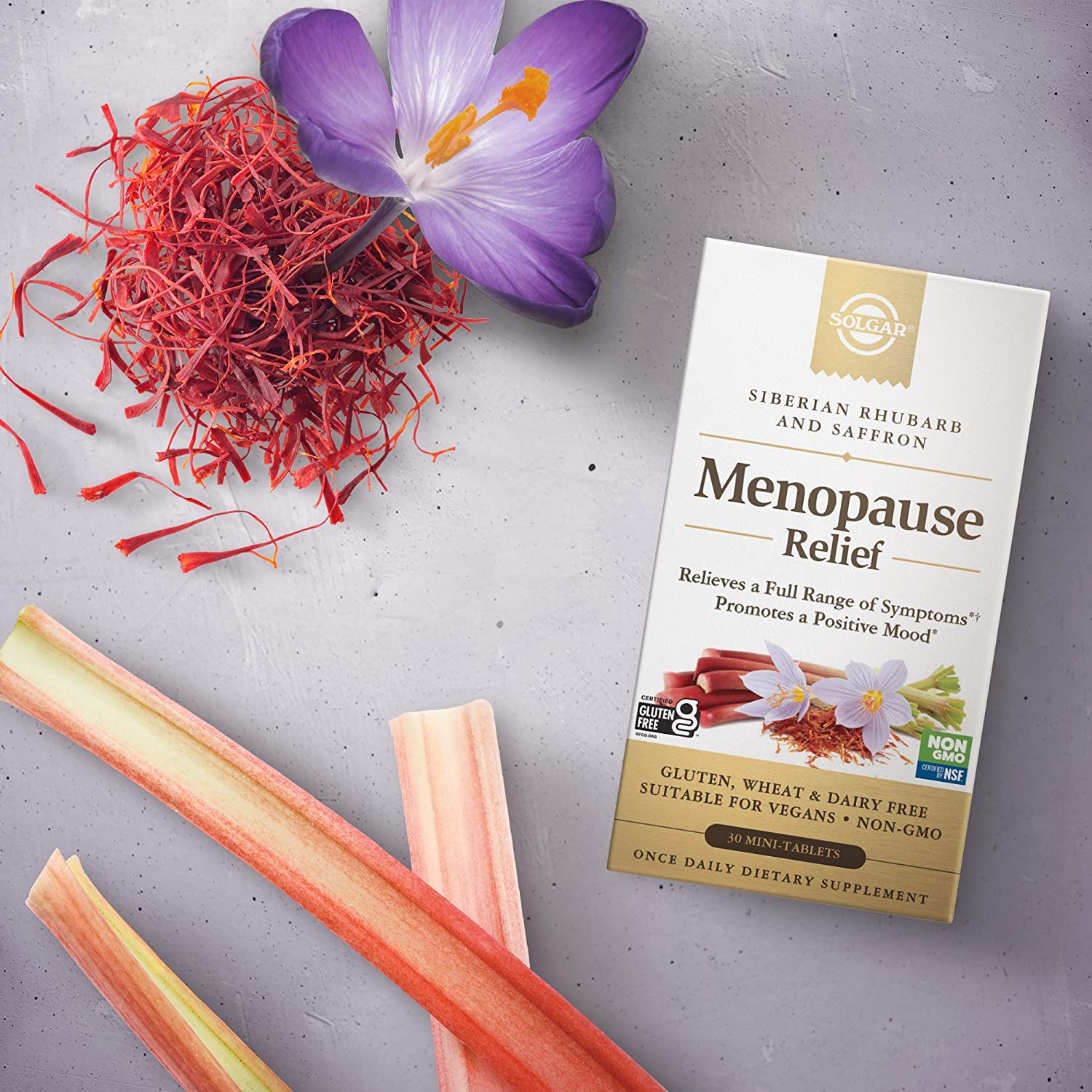 Solgar Menopause Relief - 30 Tablets - Helps Relieve Hot Flashes, Exhaustion, Irritability, Sleep Di