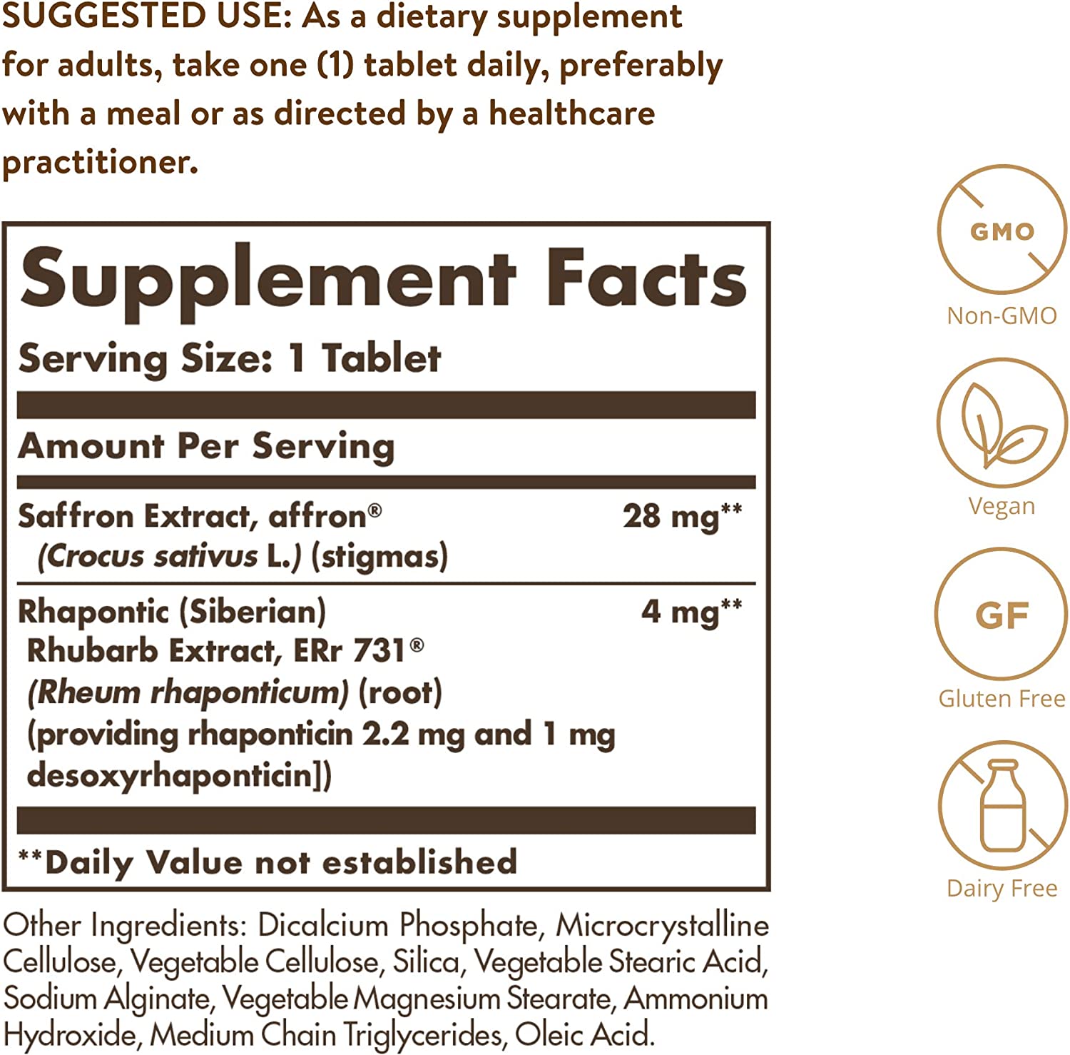 Solgar Menopause Relief - 30 Tablets - Helps Relieve Hot Flashes, Exhaustion, Irritability, Sleep Di