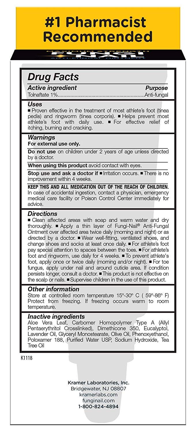 Fungi-Nail Toe & Foot Anti-Fungal Penetrating Ointment - .7 oz