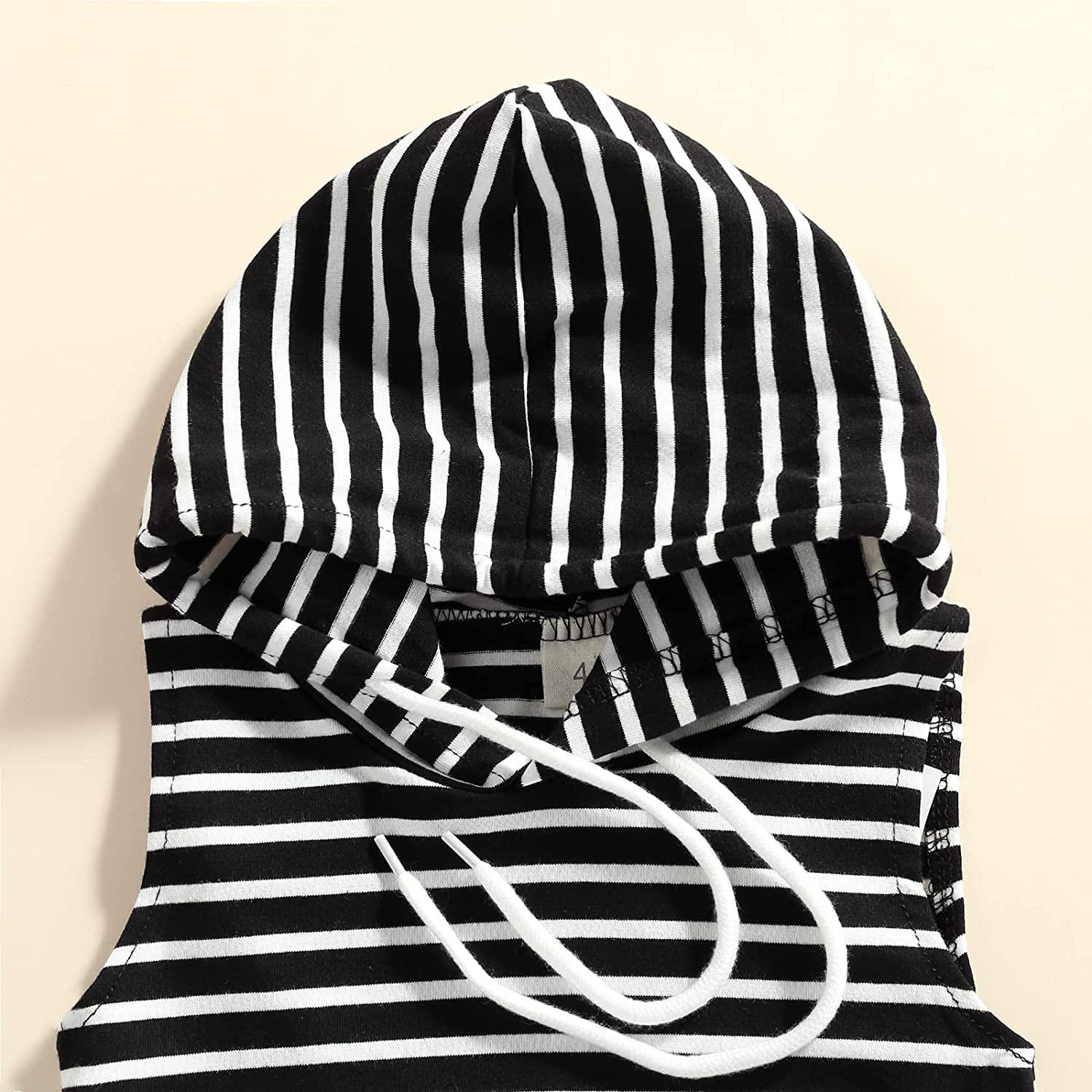 Toddler Baby Boy Cotton Clothes Set Kids Striped Hoodie Tops and Shorts Pants 2Pcs Sport Wear Tracks