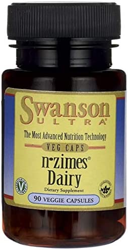 Swanson n-zimes Dairy 90 Veg Capsules Enzyme (4 Pack)
